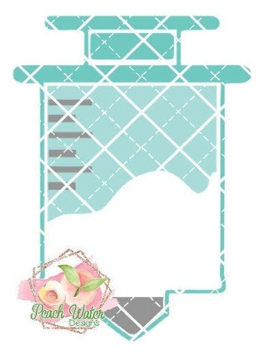Syringe SVG  Badge Reel *SVG file* Nurse - Medical - Doctor - Lab Tech - Phlebotomy-shot-B12