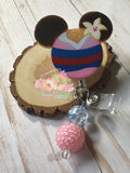 Mulan conformation wedding dress mouse head badge reel