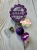 Up Carl Ellie grape soda cap love clip badge reel